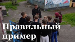 Воспитанники Луганского детского дома провели день с ветеранами боевых действий