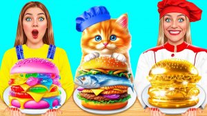 Кулинарный Челлендж# Я против Бабушки с Котиком # Смешные Челленджи от TeenDO Challenge
