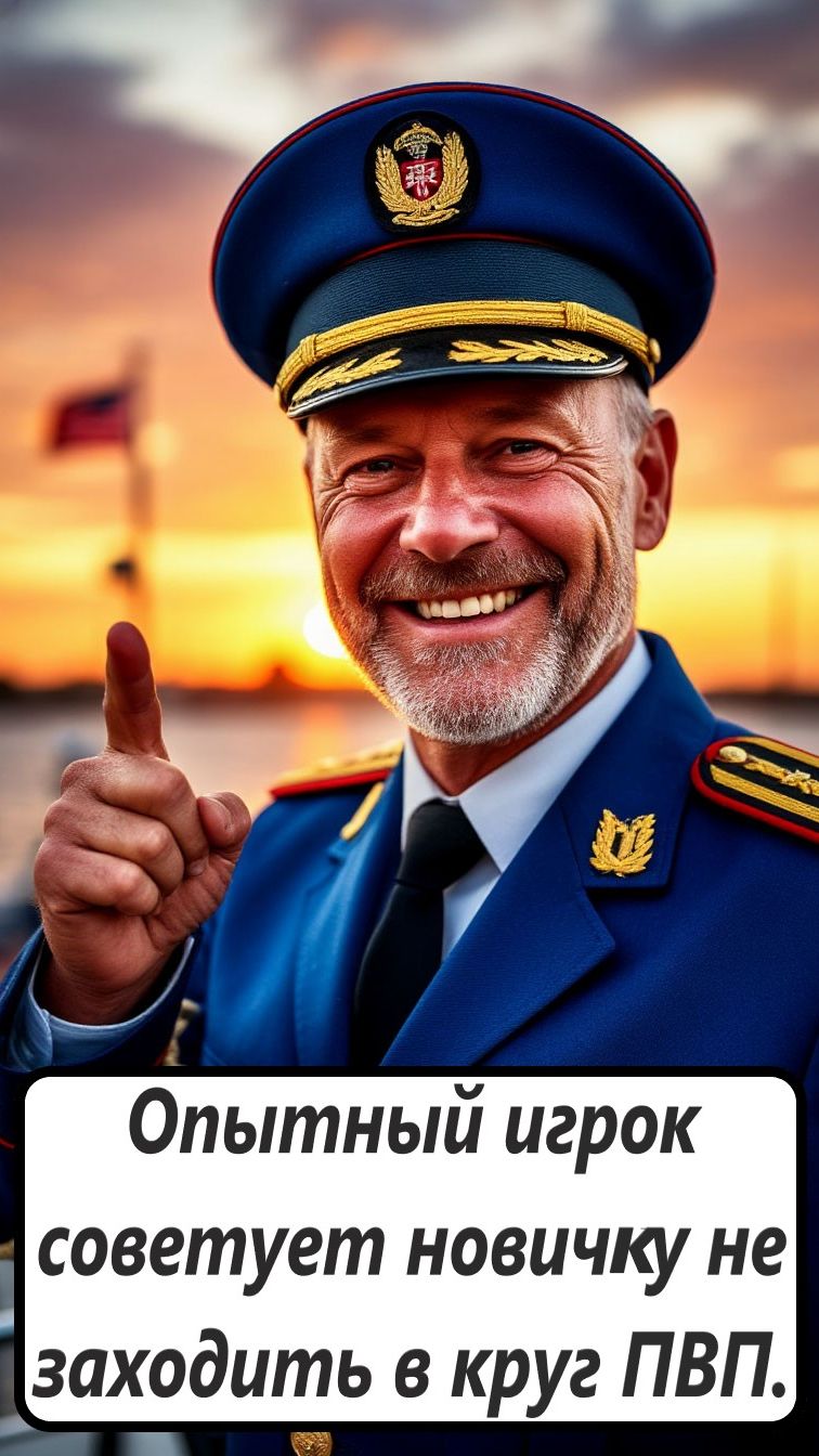 World of Sea Battle Опытный игрок советует новичку не заходить в круг ПВП.