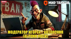 МОДЕРАТОР ИГОРЕК АВТОРСКАЯ МИР ТАНКОВ (AI PUNK ROCK)