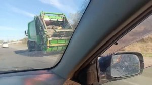 Пожар на въезде в Абакан