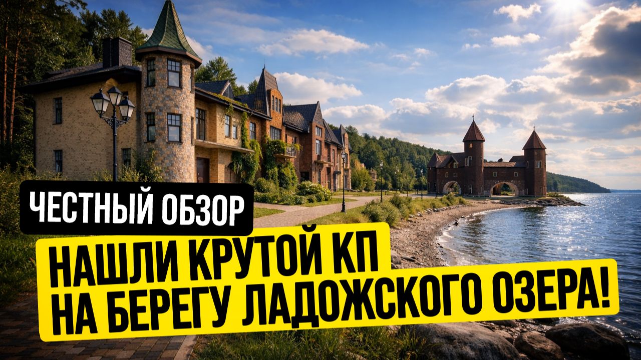 Где купить участок в Ленобласти? Обзор коттеджного посёлка на берегу Ладожского озера