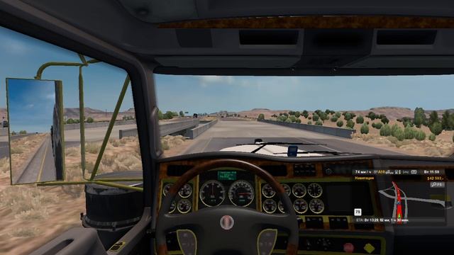 60) American Truck Simulator Фрезерная машина (43 т) 167 ми Flagstaff (AZ) - Gallup (NM)