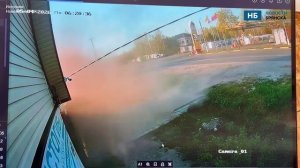 Появилось видео момента ДТП в Новозыбкове