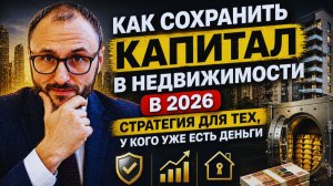 Как сохранить капитал в недвижимости в 2026. Стратегия для тех, у кого уже есть деньги.