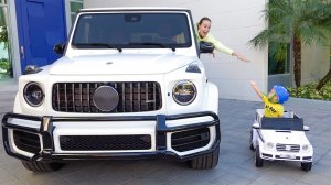 Владик и Ники преобразуют мамин G Wagon и катаются на монстр-траках