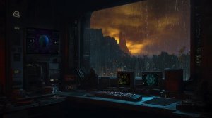 Outpost of No Return 🌑： Dark Ambient Escape 🌧️ ｜ Forest Rain 🌲 ｜ Post-Apocalypse Vibes