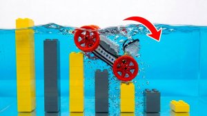 Тест LEGO на подводное вождение и преодоление препятствий