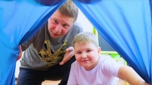 Игорь и папа на казахском