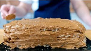 Ореховый торт без муки с варёной сгущёнкой и коньяком 🍰🥃
