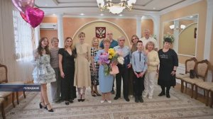 Супружеская пара Желновых отметила золотую свадьбу