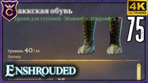 ПЕРВАЯ ЛЕГЕНДАРНАЯ ШМОТКА! 75 Enshrouded