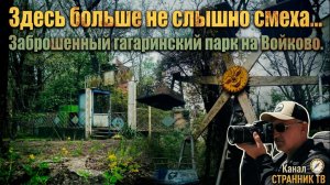 Здесь больше не слышно смеха...  Заброшенный гагаринский парк на Войково.