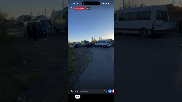 Украинский народ бунтует. Украинский не доброволец.