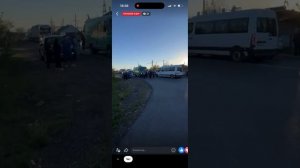 Украинский народ бунтует. Украинский не доброволец.