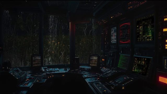 Outpost Chronicles 🌑： Hidden Sanctuary 🌲 ｜ Dark Ambient Music 🌧️ ｜ Forest Serenity