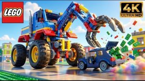 Я построил гигантский грузовик-робот из конструктора LEGO, чтобы предотвратить ограбление!