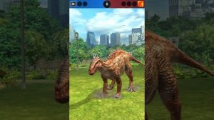 Сражения и победа, битва с башни, « Я играю в Jurassic world Alive «