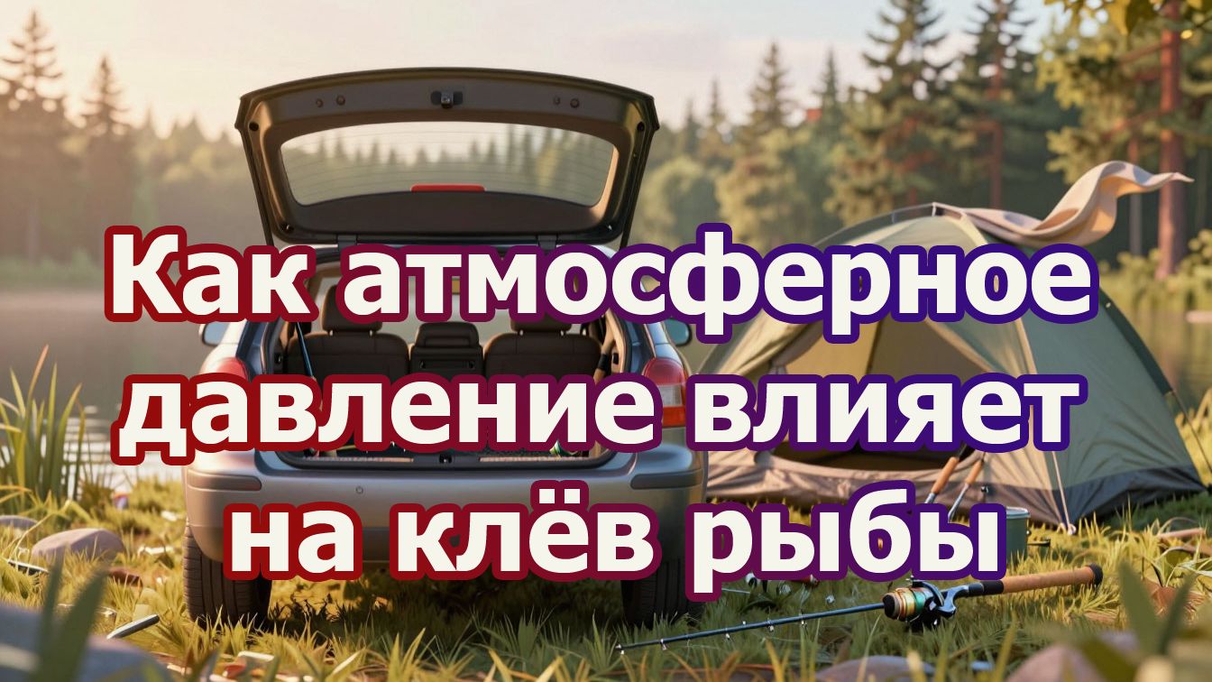 Как атмосферное давление влияет на клёв рыбы