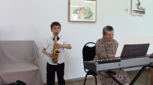 А. Оренбургский «Адажио», Пейпер «Свинг на 5/4». Носов Николай, 8 лет, конц. Петрова Т. А. 05.05.26