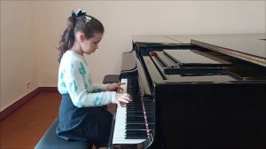 Е. Гнесина «Этюд» до мажор. Исполняет Варвара Попова.