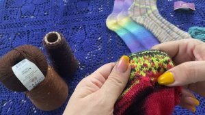 Ну, красиво же: и носочки🧦🧦🧦, и бобинки🧶🧶🧶