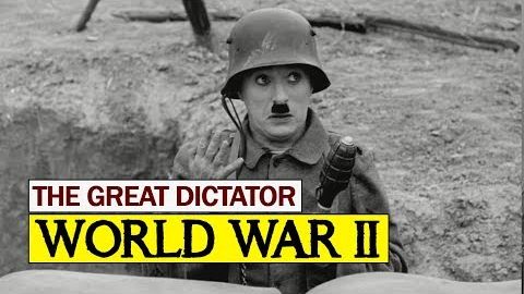 Чарли Чаплин — Вторая мировая война (HD) «Великий диктатор»