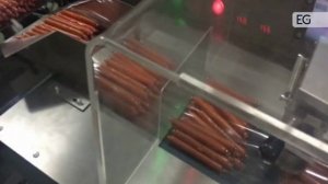 Горизонтальный станок для упаковки колбасок, сосисок в пакет флоу-пак VT-160X