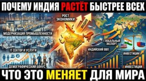 Почему Индия растёт быстрее других крупных экономик — и что это меняет.