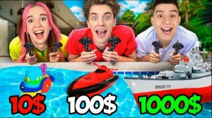 ЛОДКА за 10$ vs 10$ vs 1000$ ! А4 Влад Бумага А4 Видео Влада Влад а4 Бумага а4 А 4 Новое видео