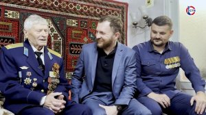 Ветерана Василия Золотарёва поздравили с наступающим Днём Победы