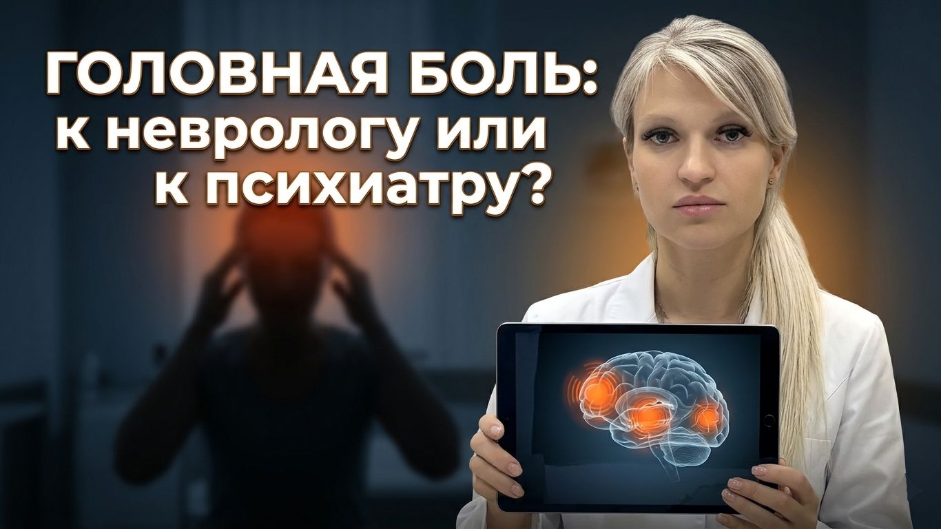 Головная боль: к неврологу или к психиатру?