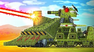 КВ-44 усилен и вызывает Левиафана на бой! Лазер прожигает КВ-44