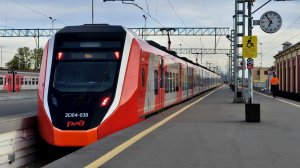 Поездка на ЭС104 038 «Финист». Луга - Сиверская