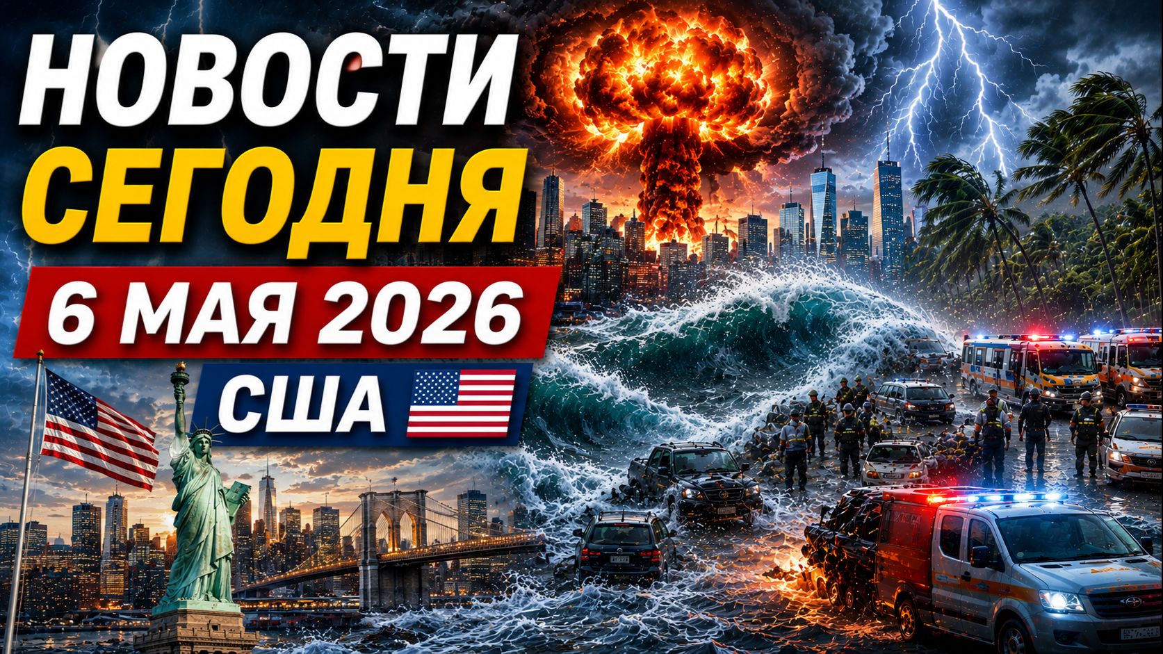 НОВОСТИ СЕГОДНЯ ⚡ 06.05.2026 — Россия, США, Иран | ЧП, катаклизмы, события дня