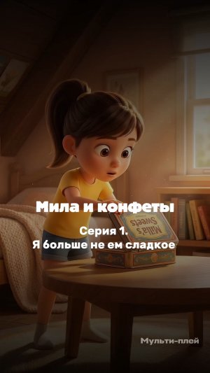 Мила и конфеты.  Серия 1. «Я больше не ем сладкое»