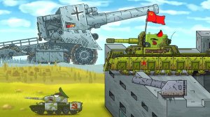 Перерождение монстра-миномета! КВ-35 защищает крепость!