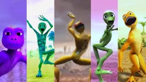 Patila Frog Dance New | Green Alien Dance | Robotic Patila Frog | Dame Tu Cosita |Patila Frog Dance