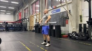 Медленная тяга подвод коленей с паузой подрыв