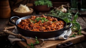 Индейка, тушеная в томатном соусе. Чашушули с индейкой. Вкусное и простое грузинское блюдо.