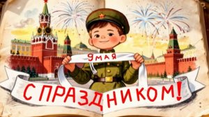 С праздником 9 мая ! С днем победы ! Анимация , Клип. Мультфильм