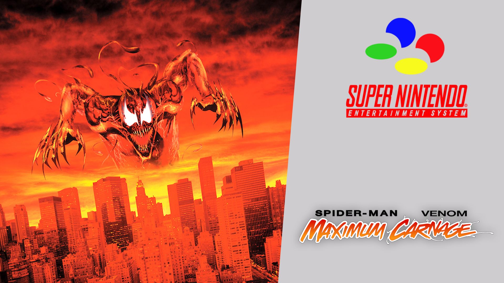 Spider-Man and Venom Maximum Carnage (SNES)