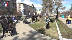 Профсоюзные организации города на субботниках