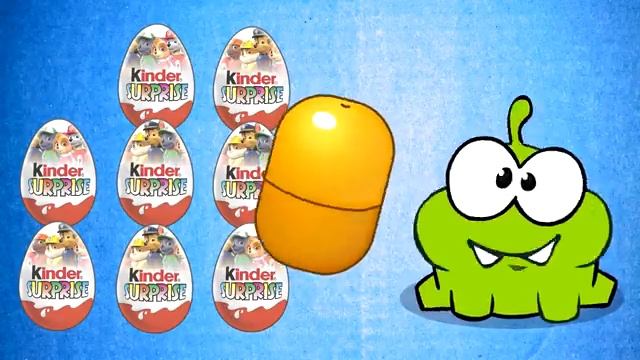 Мультик Щенячий патруль Киндер сюрприз Маша и медведь Тачки Kinder Surprise