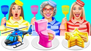 Кулинарный Челлендж в Тюрьме# Я против Бабушки от Jelly DO Challenge