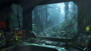 Alone At Outpost In Forest 🌑： Forest Ambience ｜ Post-Apocalypse 🌲 ｜ Dark Ambient 🌫️