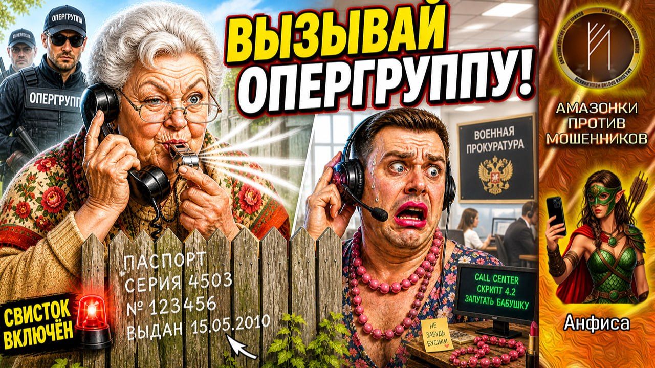 АНФИСА / Пытался напугать… испугался сам/ Скамер в панике: «Не свистите!!!»