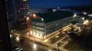 вечерний северный край на улице волшебство