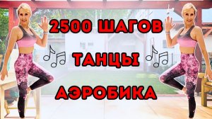 2500 шагов танцевальная аэробика 🔥 Сжигаем жир стоя | Без оборудования