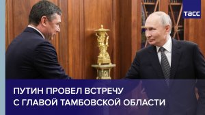 Путин провел встречу с главой Тамбовской области